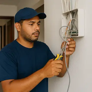 Instalação com infraestrutura