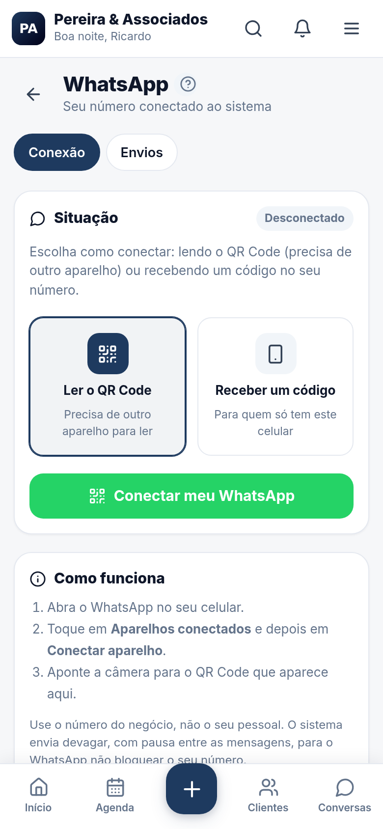 O WhatsApp é o seu, e ele trabalha sozinho