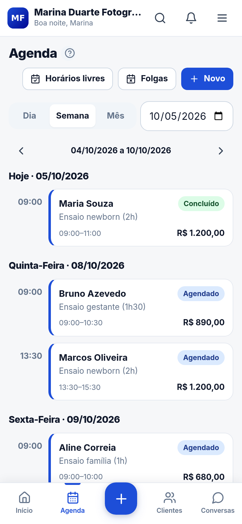 A semana inteira