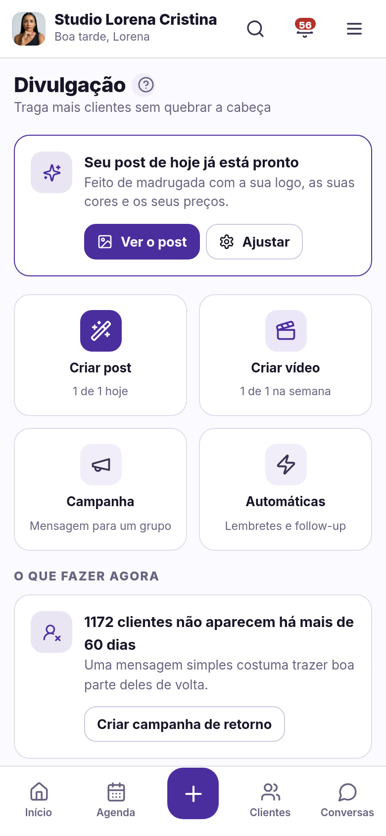 Post pronto todo dia