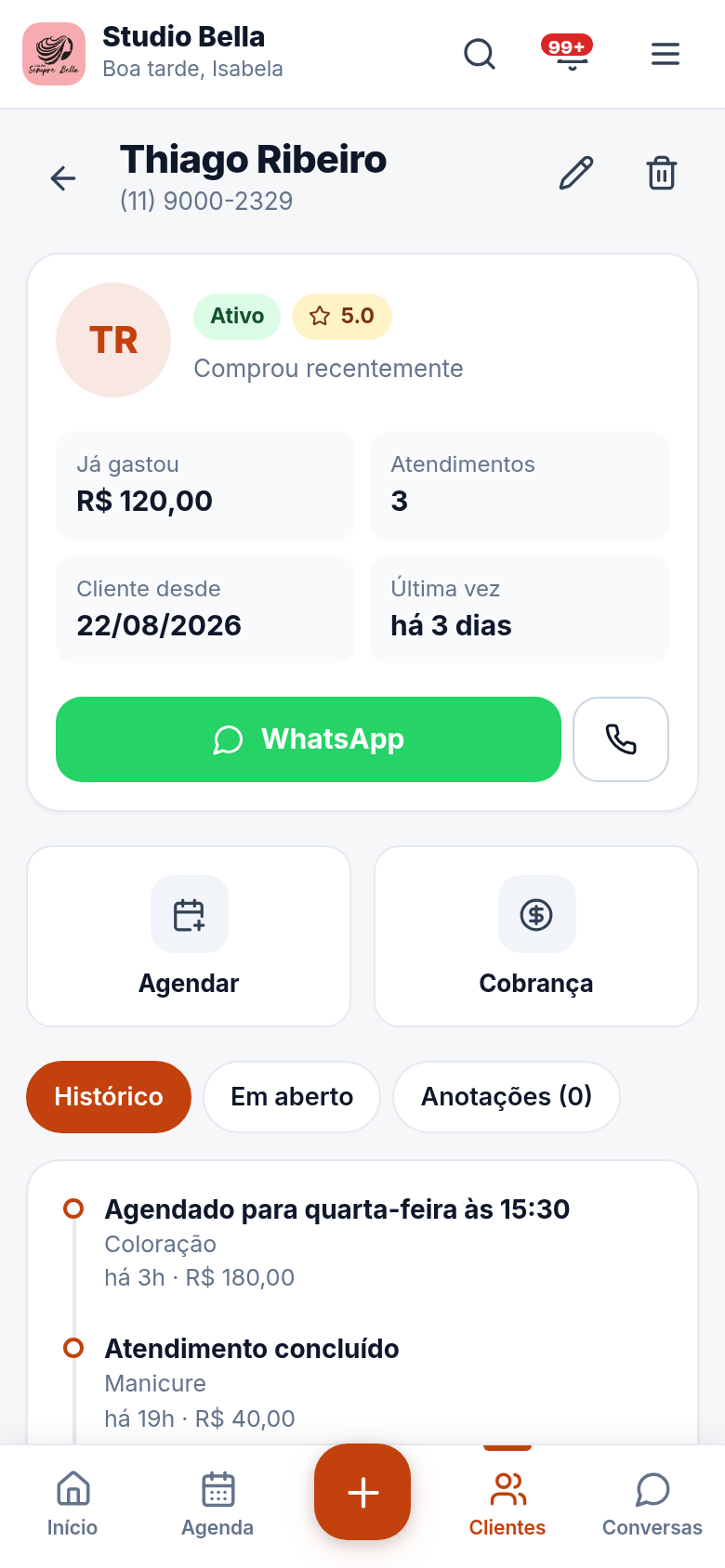 A ficha