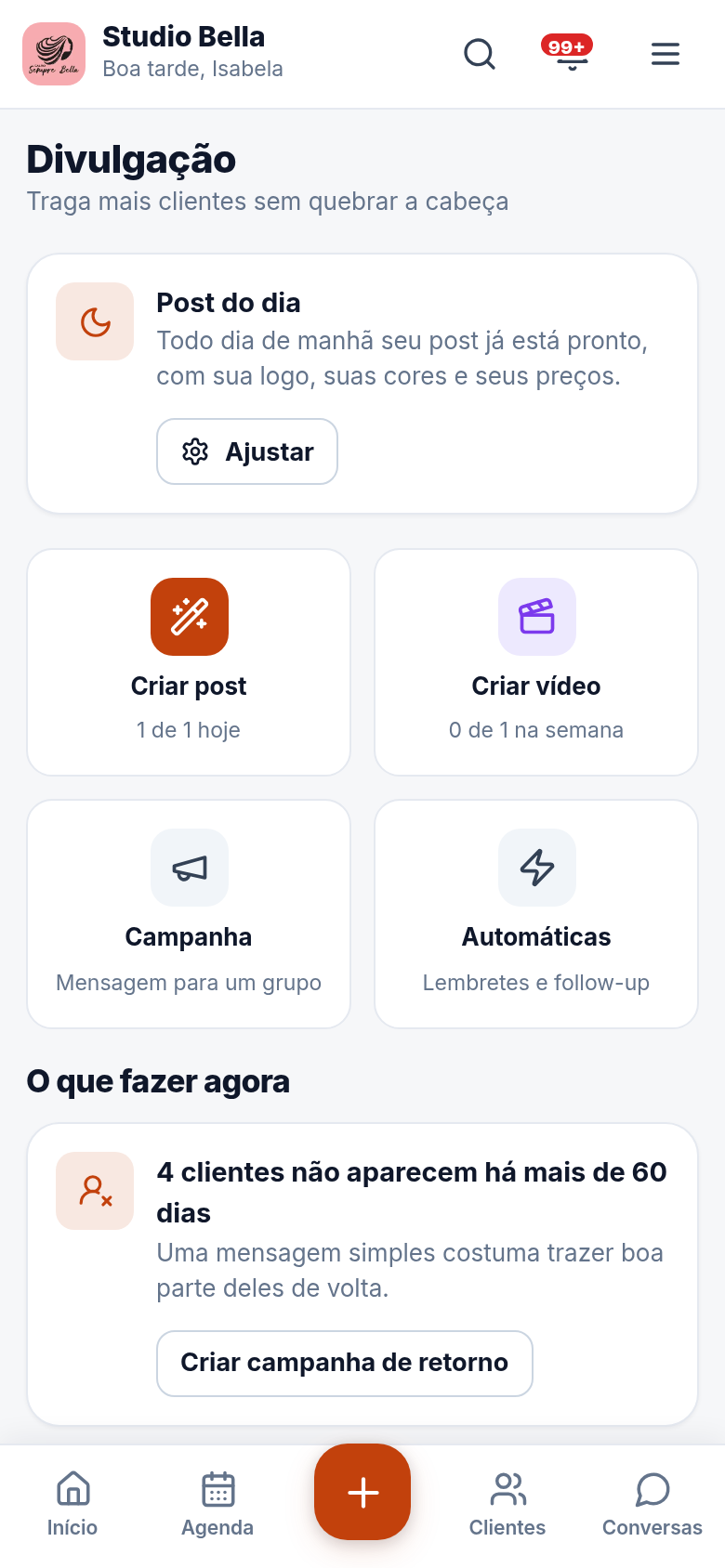 Post pronto todo dia