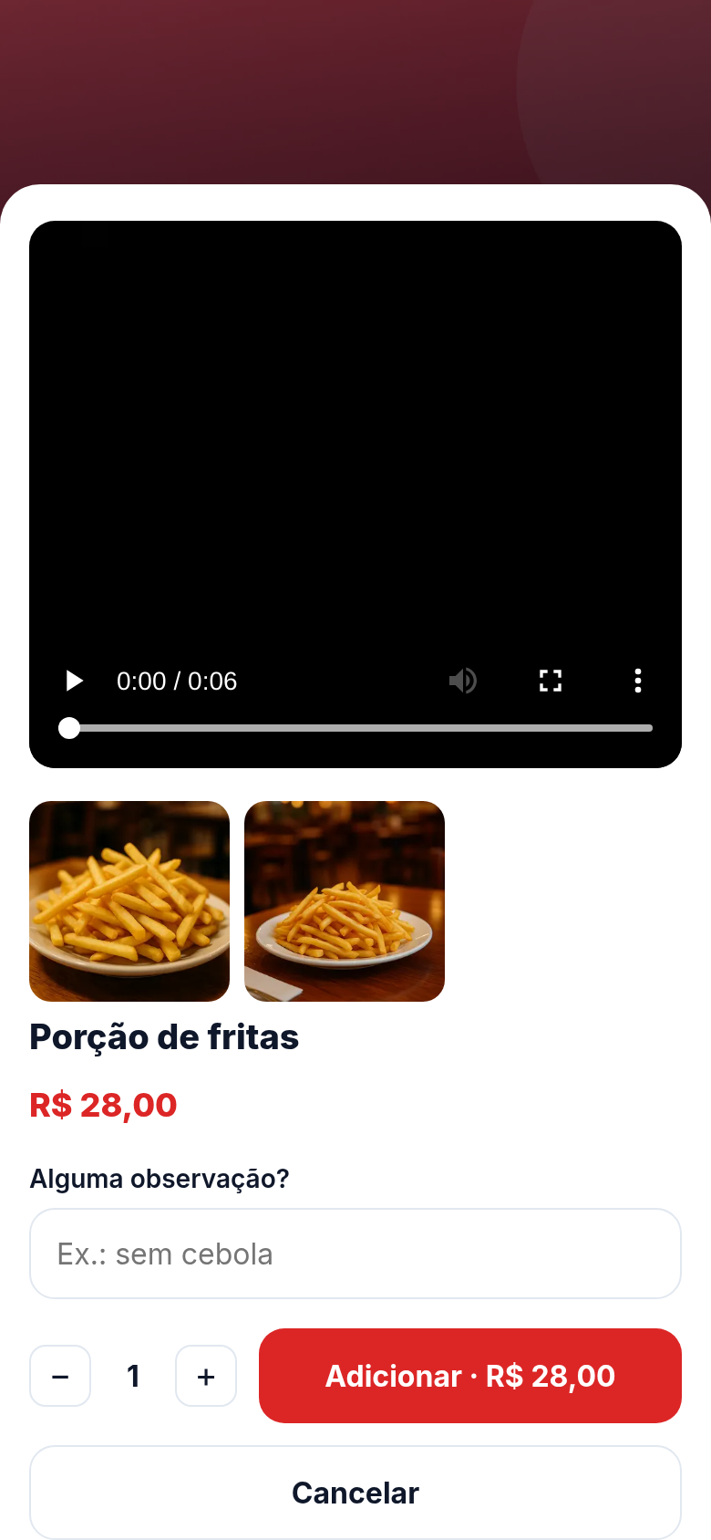 Como o cliente vê